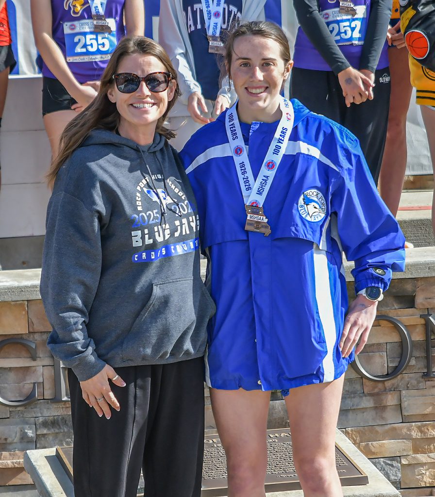 Coach Mace and Norah Watkins. Photo Credit WC Farmer