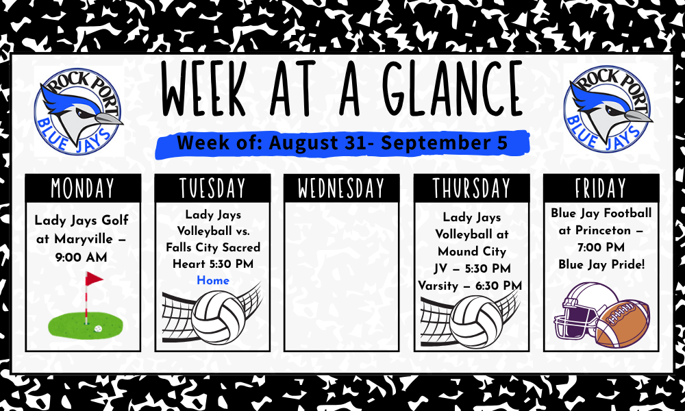 Week at a Glance  Banner
